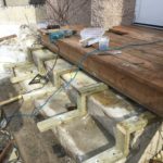 Concrete stair covering (progress photo)