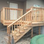 AFTER - Large cedar deck and stairs
