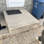 Before -Concrete Step Covering