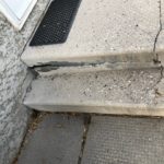Before -Concrete Step Covering
