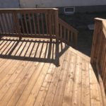 12x12 deck with angled section for stairs