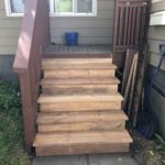 AFTER, front stair replacement