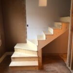 construction grade winder stairs 