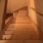 Construction grade winder stairs 