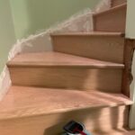 Maple PLywood stairs 