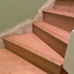 Maple PLywood stairs 