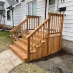 Platform and stairs with railings   FINISHED